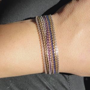 Signed Sterling silver multi-chain bracelet